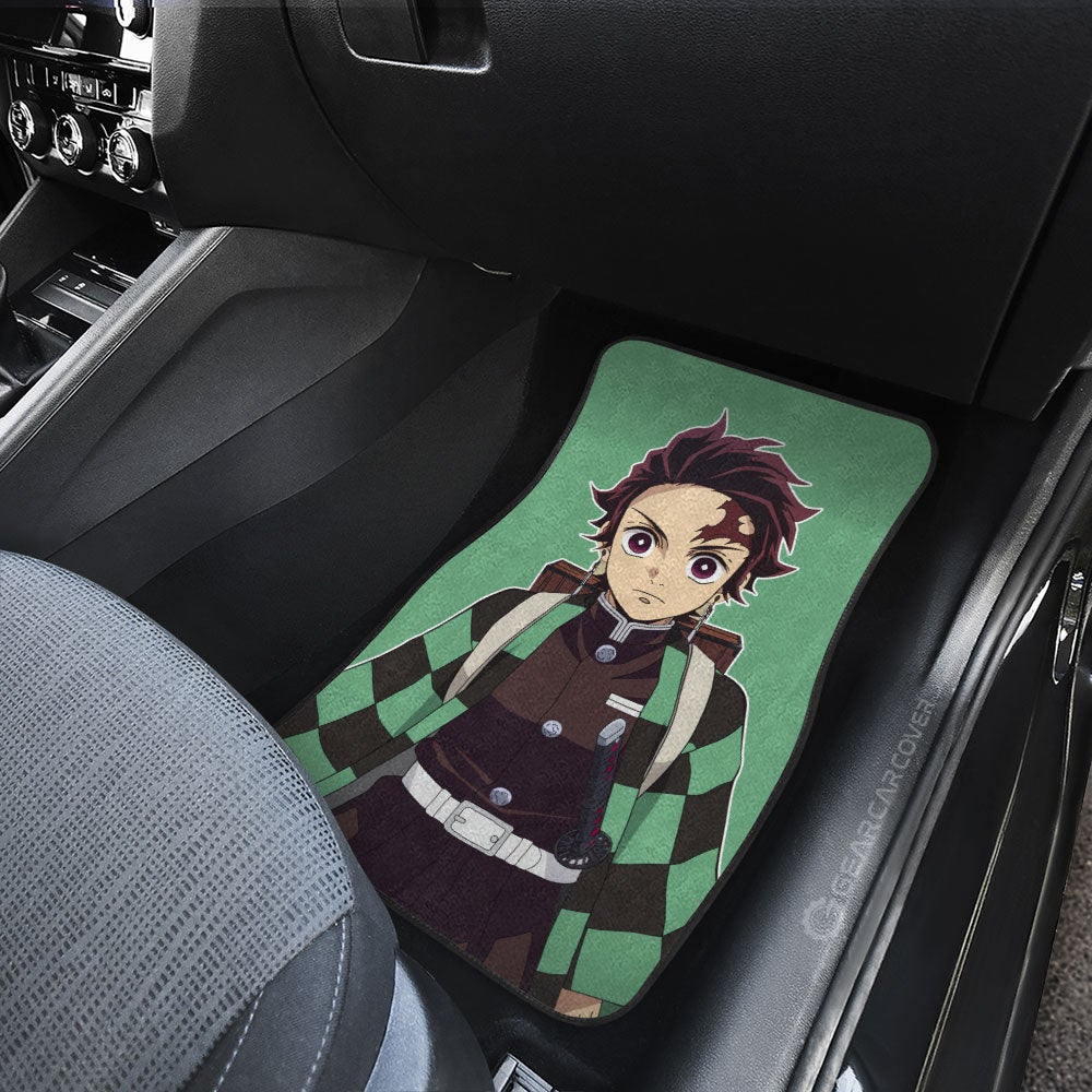 Demon Slayer Car Mats Kamado Tanjiro Car Floor Mats Demon Slayer Car Floor Mats