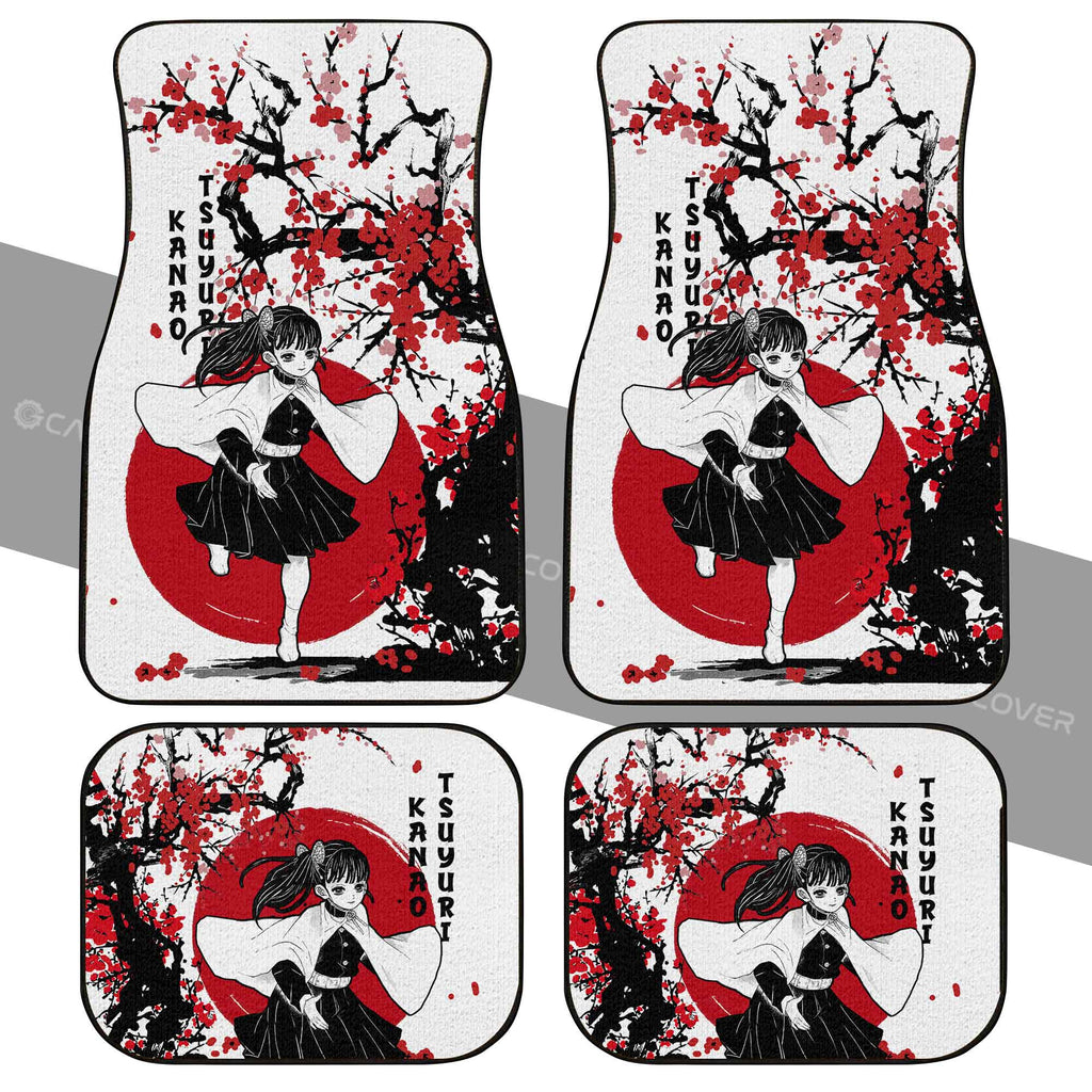 Demon Slayer Car Mats Kanao Car Floor Mats Japan Style Car Floor Mats