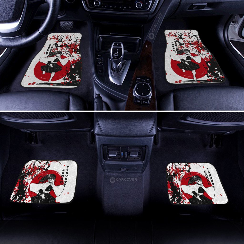 Demon Slayer Car Mats Kanao Car Floor Mats Japan Style Car Floor Mats