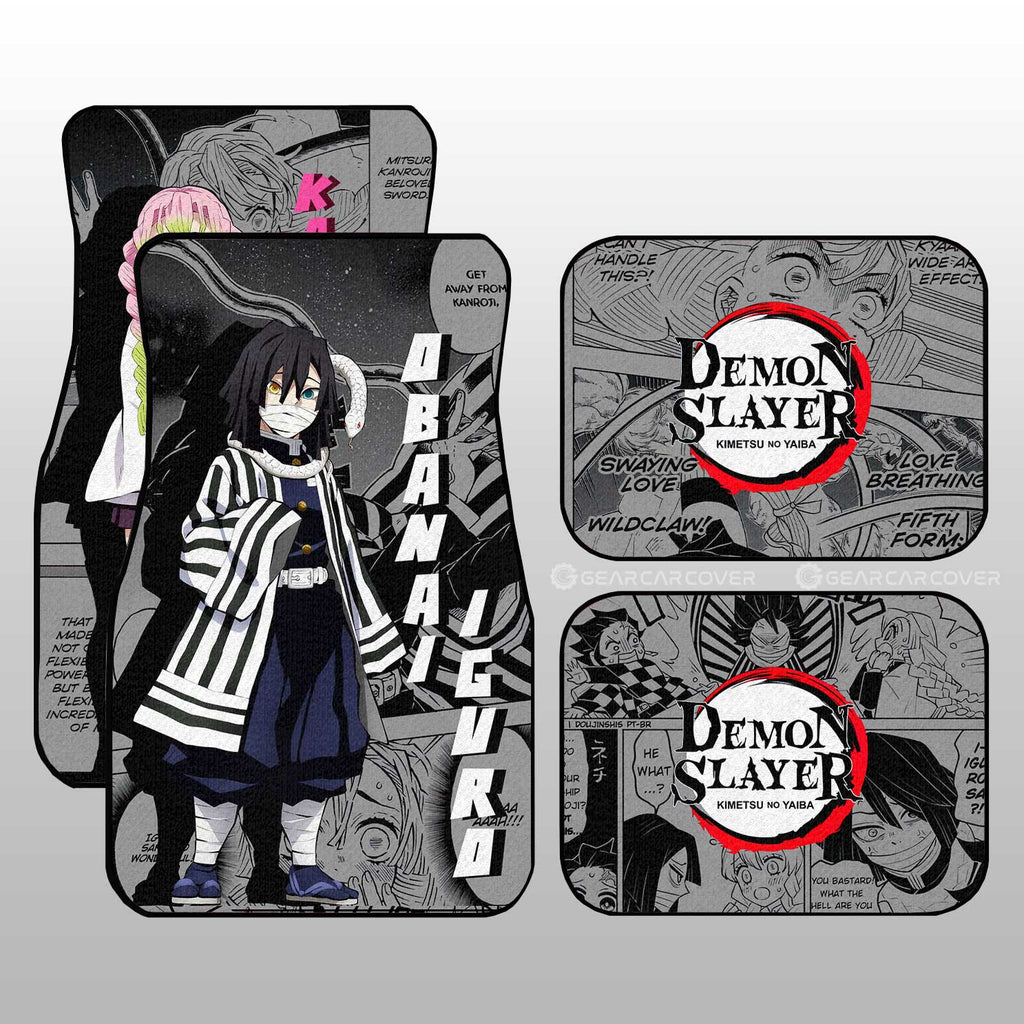 Demon Slayer Car Mats Kanroji And Obanai Car Floor Mats Mix Mangas Floor Mats