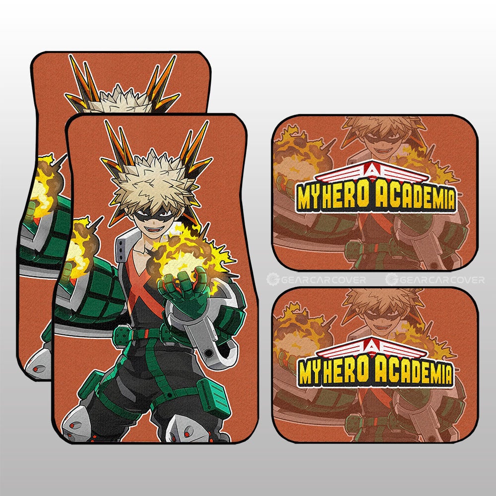 My Hero Academia Car Mats Katsuki Bakugo Car Floor Mats