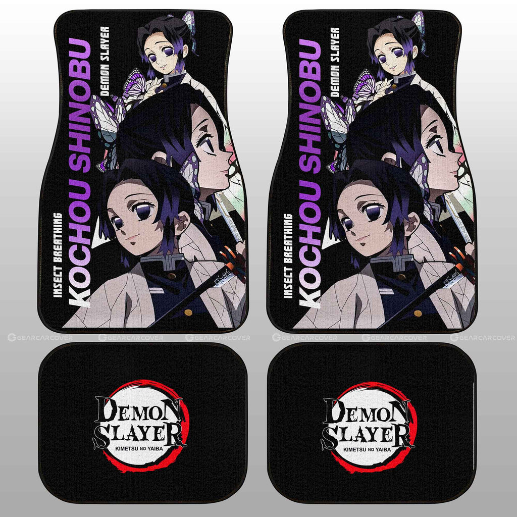 Demon Slayer Car Mats Kochou Shinobu Car Floor Mats Demon Slayer Car Floor Mats