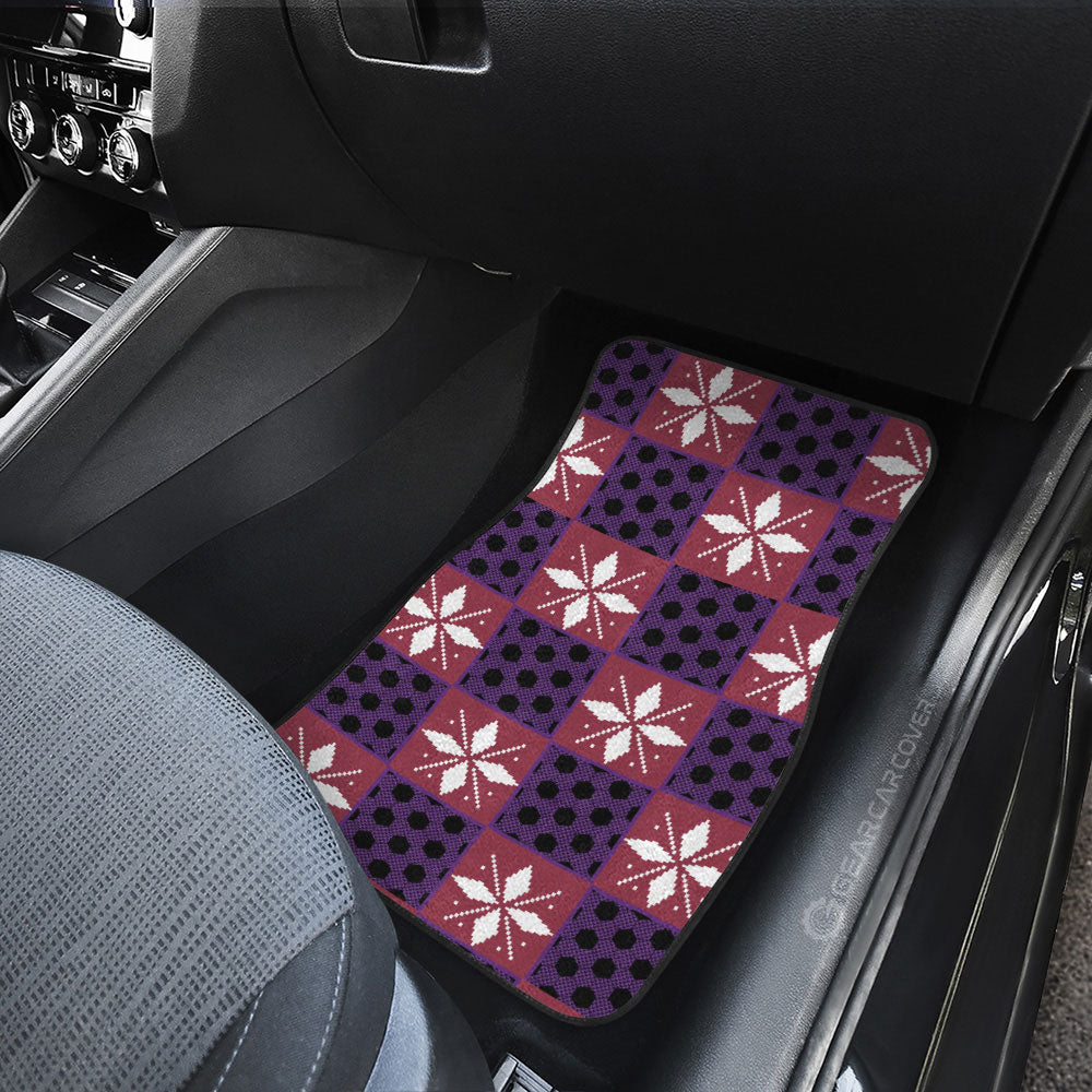 Demon Slayer Car Mats Kokushibo Car Floor Mats Demon Slayer Car Floor Mats