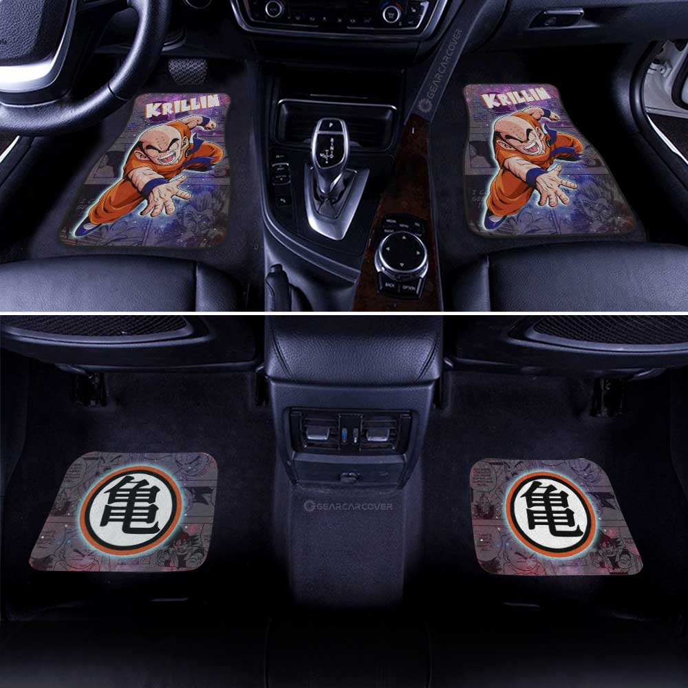 Dragon Ball Car Mats Krillin Car Floor Mats Galaxy Style Car Floor Mats