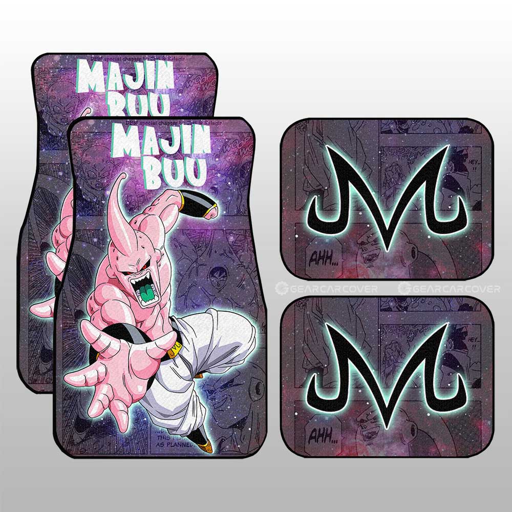 Dragon Ball Car Mats Majin Buu Car Floor Mats Car Manga Galaxy Style Car Floor Mats