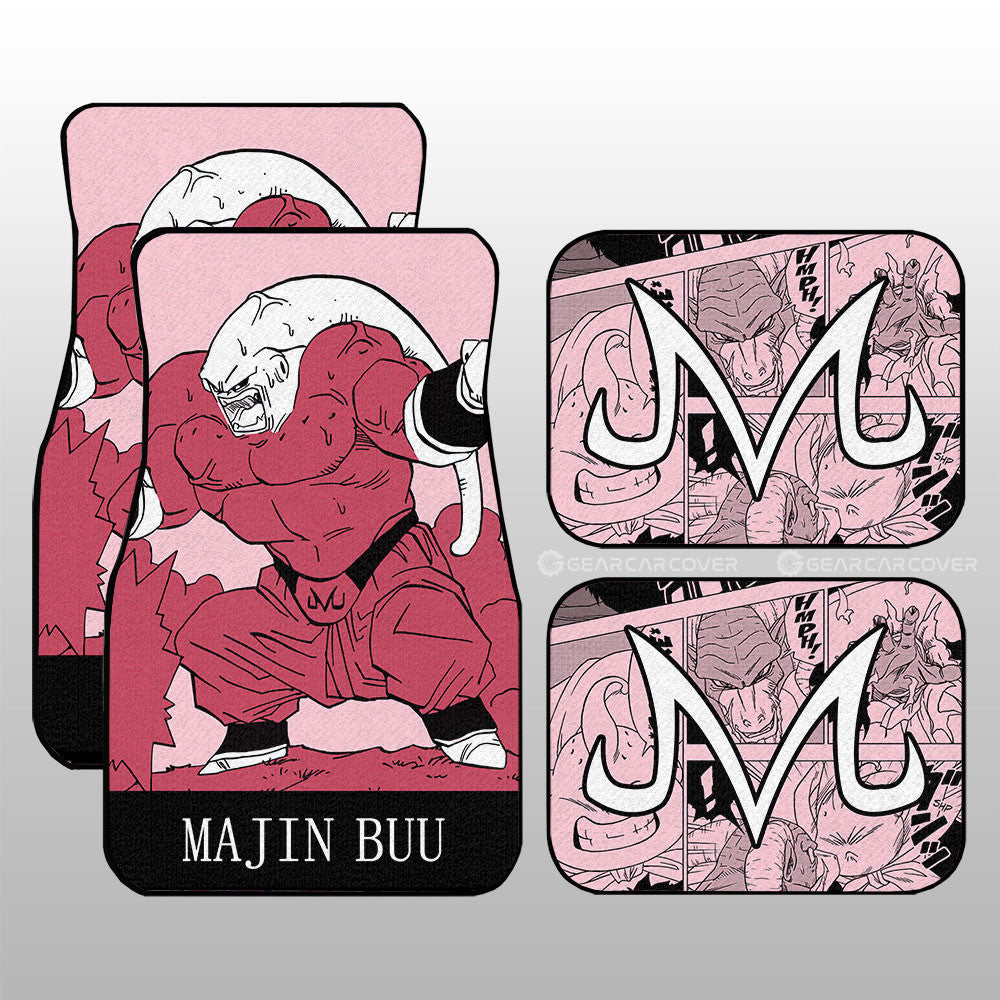 Dragon Ball Car Mats Majin Buu Car Floor Mats Manga Color Style Car Floor Mats