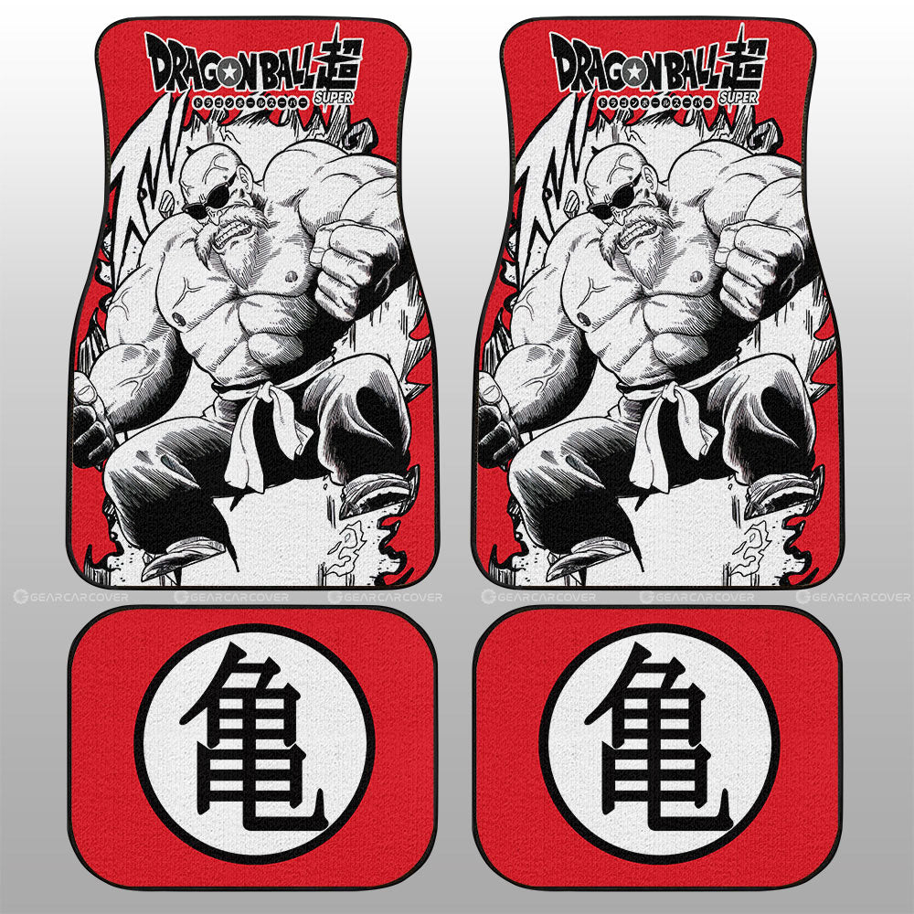 Dragon Ball Car Mats Master Roshi Car Floor Mats Dragon Ball Anime Car Manga Style For Fans Car Floor Mats