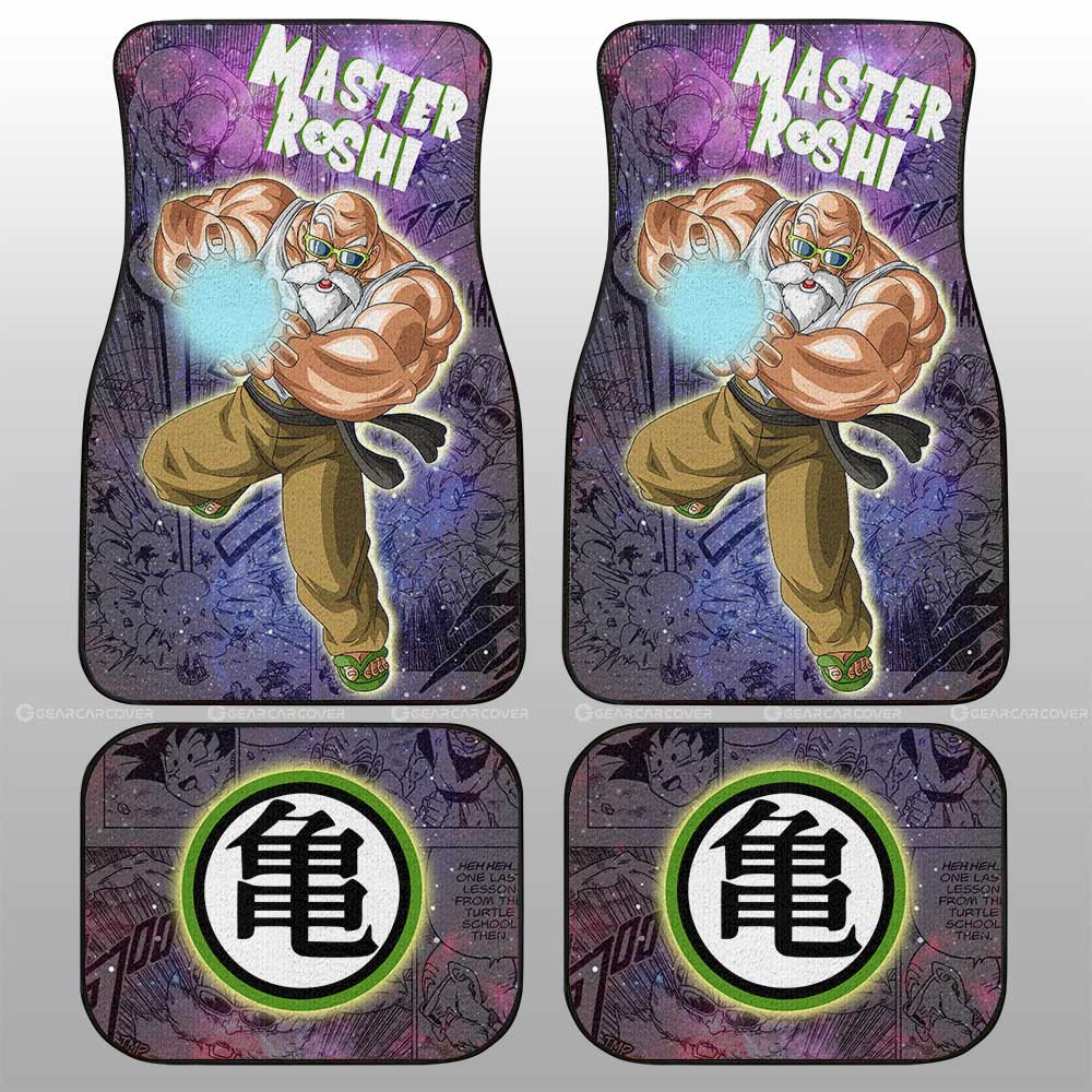 Dragon Ball Car Mats Master Roshi Car Floor Mats Galaxy Style Car Floor Mats