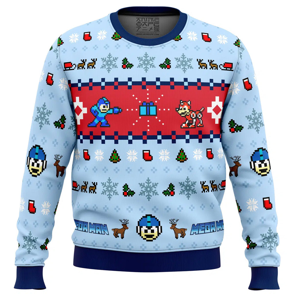 Mega Man Mega Holiday Ugly Christmas Sweater