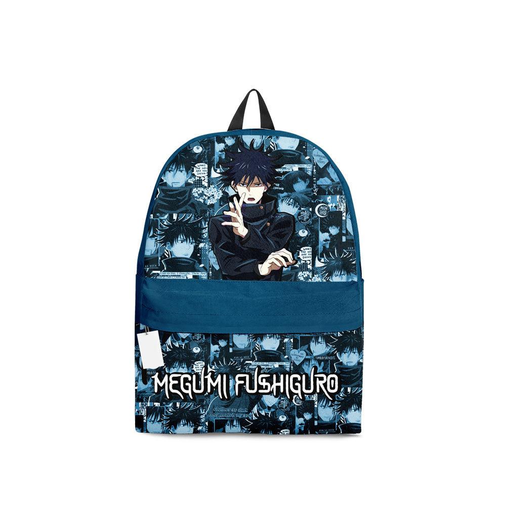 Jujutsu Kaisen Backpack Megumi Fushiguro Graphic Symbol Manga Pattern ...