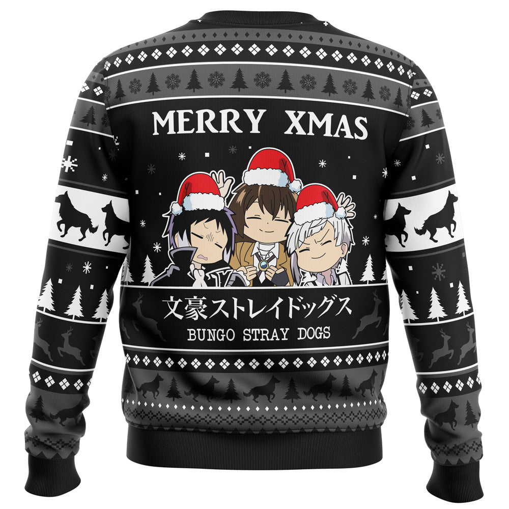 Merry Xmas Bungo Stray Dogs Ugly Christmas Sweater
