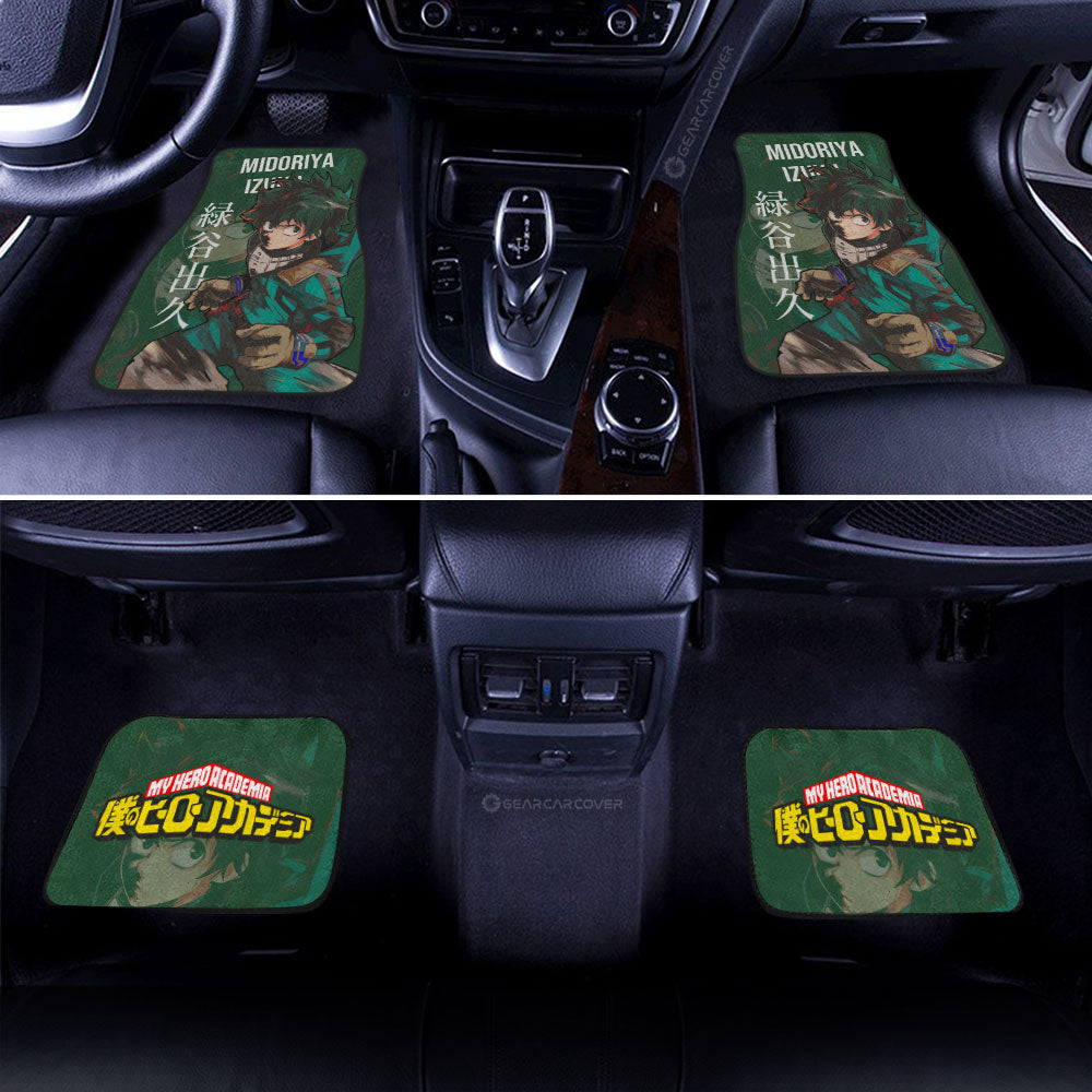 My Hero Academia Car Mats Midoriya Izuku Car Floor Mats