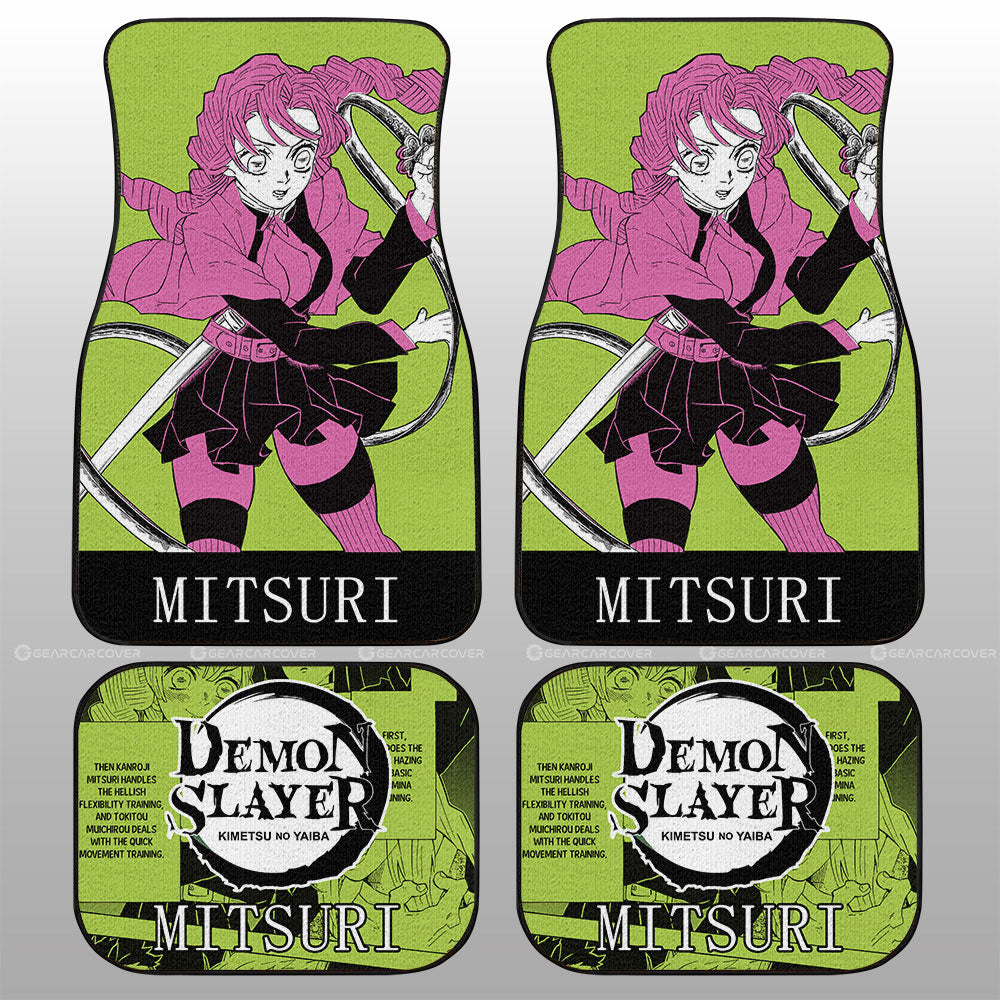 Demon Slayer Car Mats Mitsuri Kanroj Car Floor Mats Demon Slayer Car Floor Mats