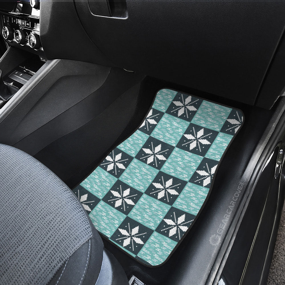 Demon Slayer Car Mats Muichiro Tokito Car Floor Mats Demon Slayer Car Floor Mats