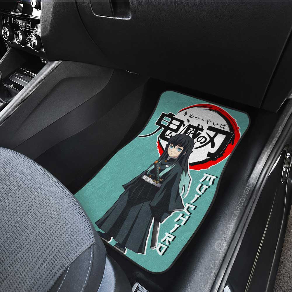 Demon Slayer Car Mats Muichiro Tokitou Car Floor Mats Demon Slayer Car Floor Mats