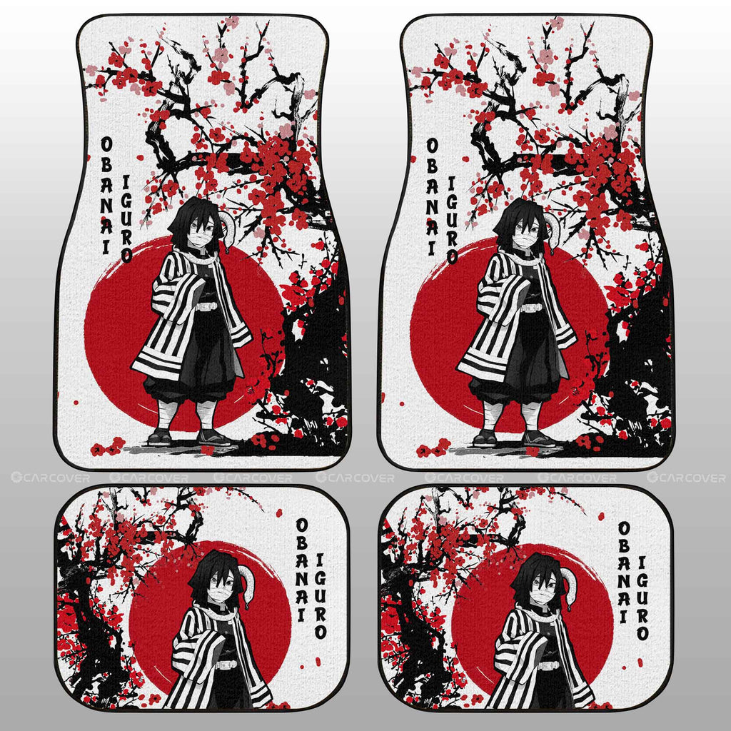 Demon Slayer Car Mats Obanai Car Floor Mats Japan Style Car Interior Floor Mats