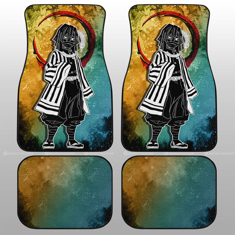 Demon Slayer Car Mats Obanai Iguro Car Floor Mats Demon Slayer Car Floor Mats