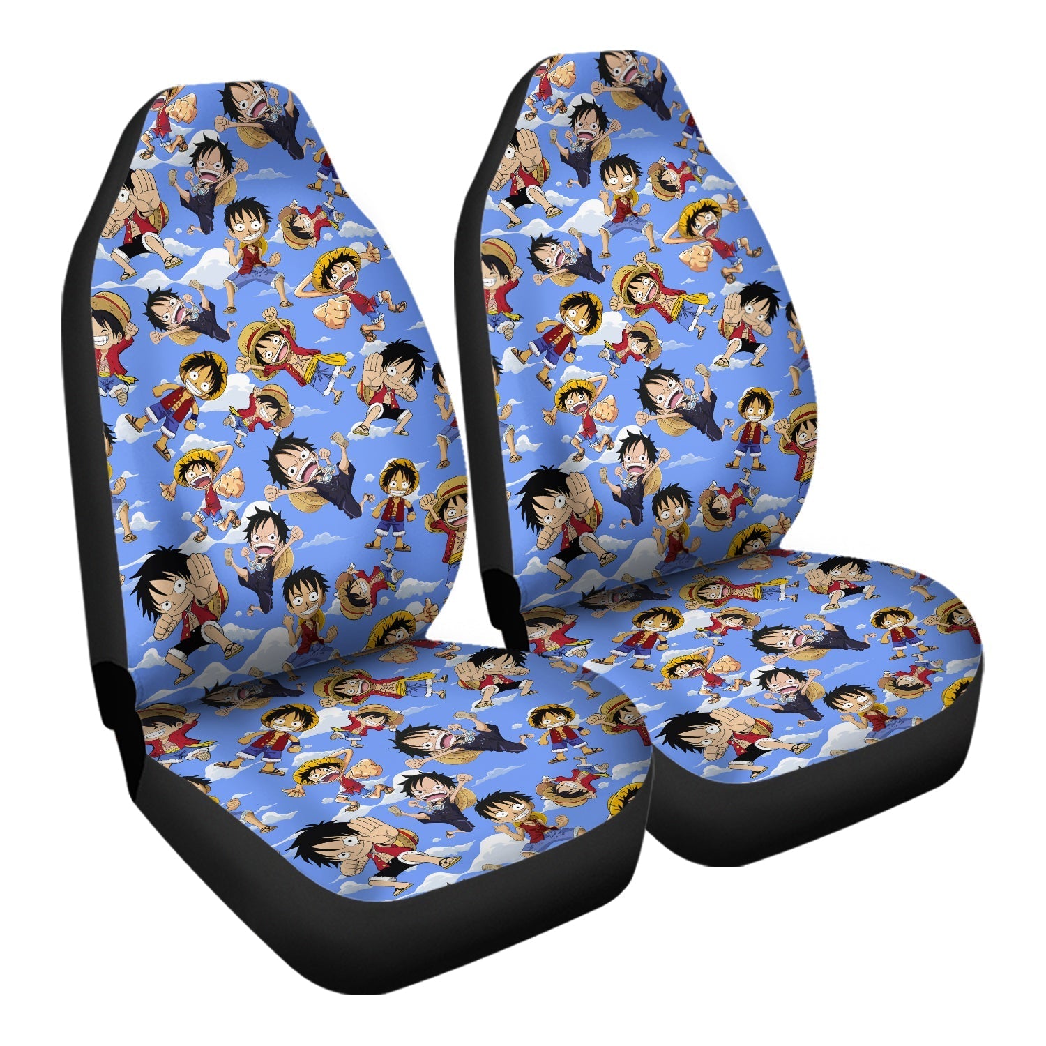 One Piece Car Seat Covers One Piece Luffy Pattern Seat Covers – Gifury