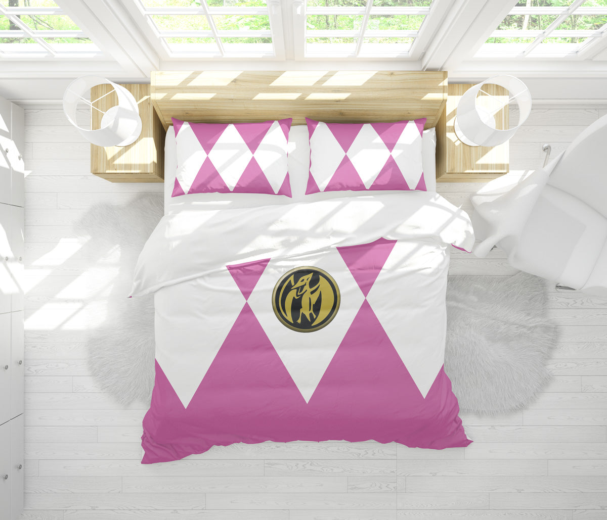 Pink Ranger Mighty Morphin Power Rangers Bedding Set – Gifury