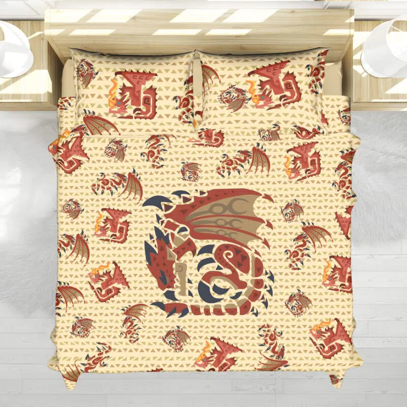 Rathalos Monster Hunter Bedding Set