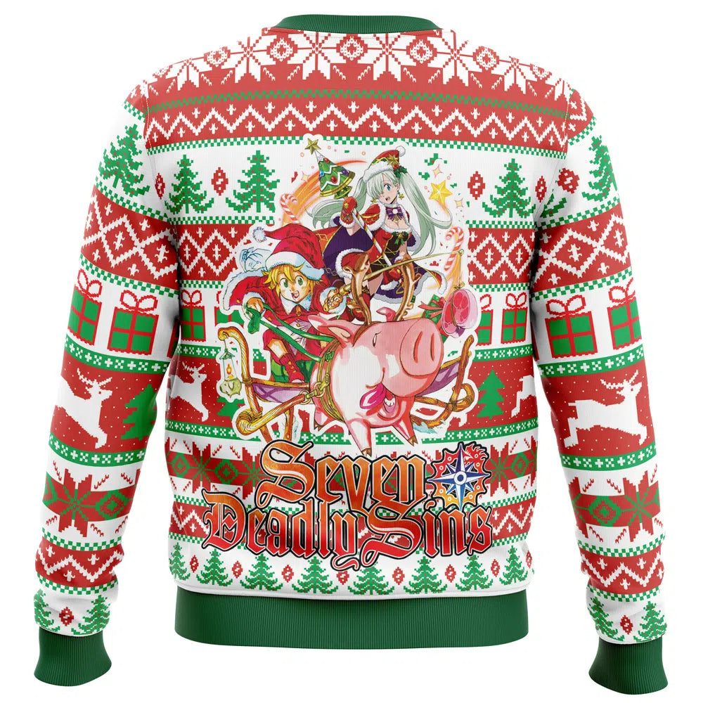 Seven Deadly Sins Alt Ugly Christmas Sweater