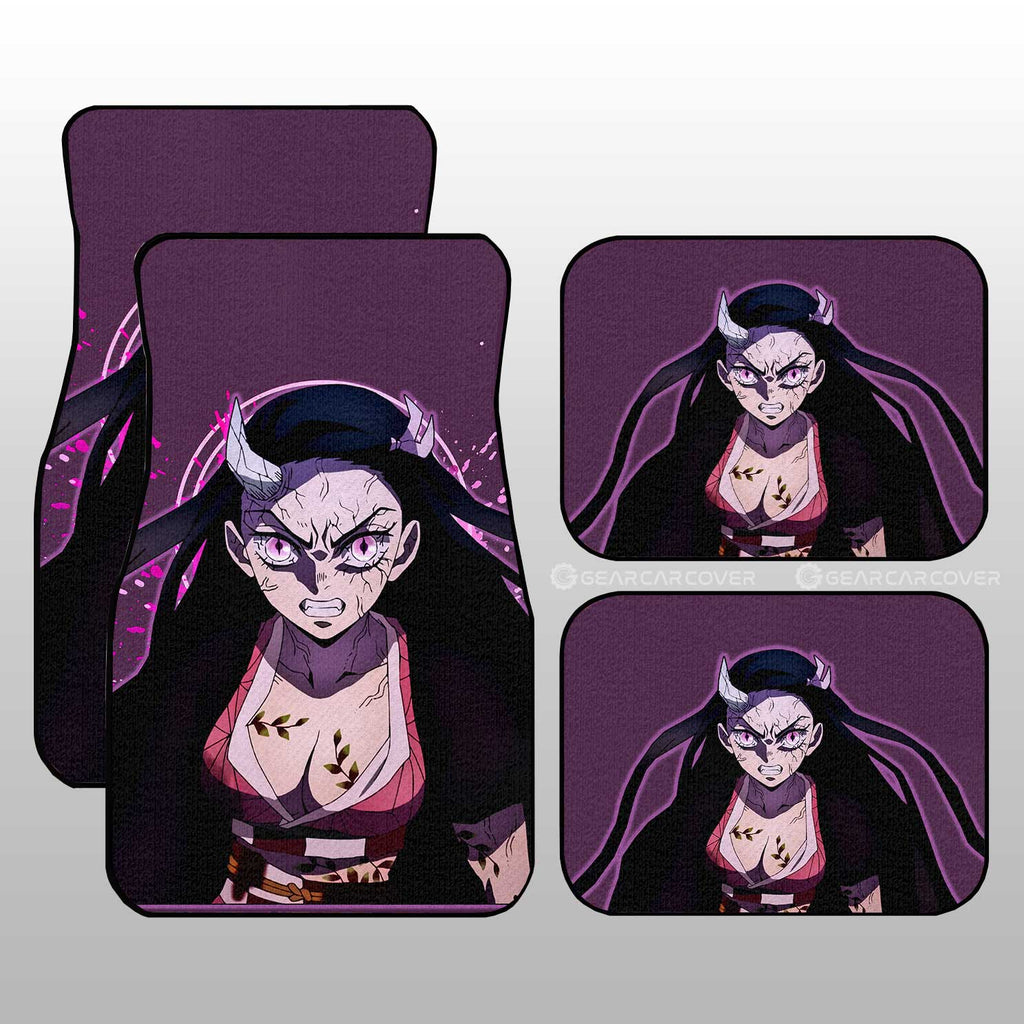 Demon Slayer Car Mats Sexy Girl Nezuko Car Floor Mats Demon Slayer Car Floor Mats