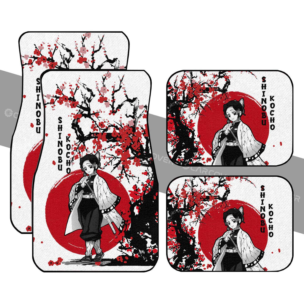 Demon Slayer Car Mats Shinobu Car Floor Mats Japan Style Car Floor Mats