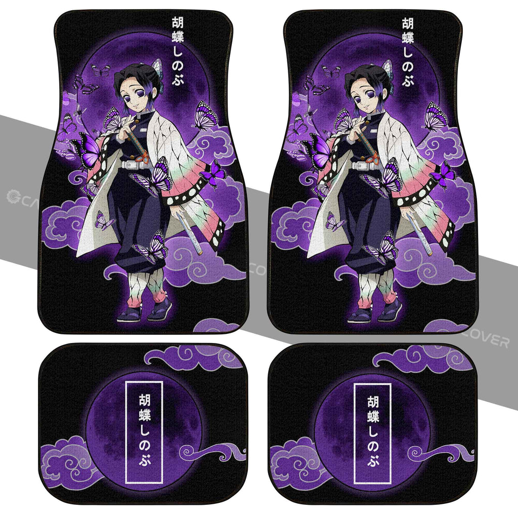 Demon Slayer Car Mats Shinobu Kochou Car Floor Mats Anime Demon Slayer Car Floor Mats