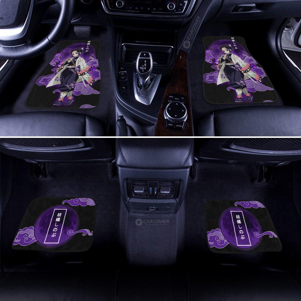 Demon Slayer Car Mats Shinobu Kochou Car Floor Mats Anime Demon Slayer Car Floor Mats