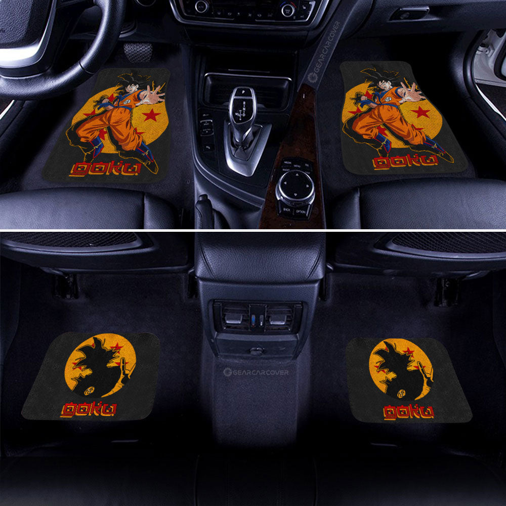 Dragon Ball Car Mats Son Goku Car Floor Mats Demon Slayer Car Floor Mats