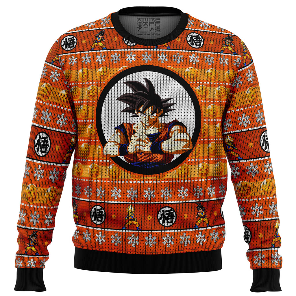Dragon Ball Z Son Goku Ugly Christmas Sweater