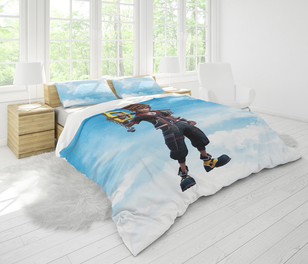 Sora Kingdom Hearts Bedding Set
