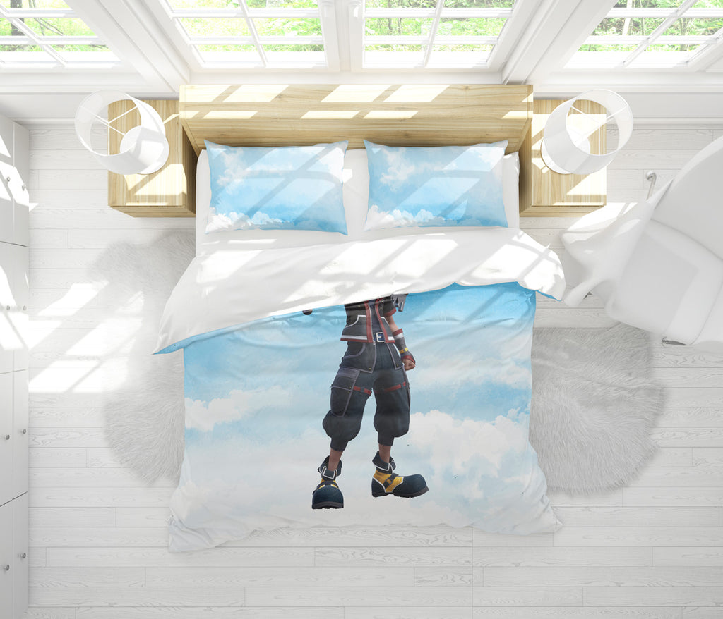 Sora Kingdom Hearts Bedding Set