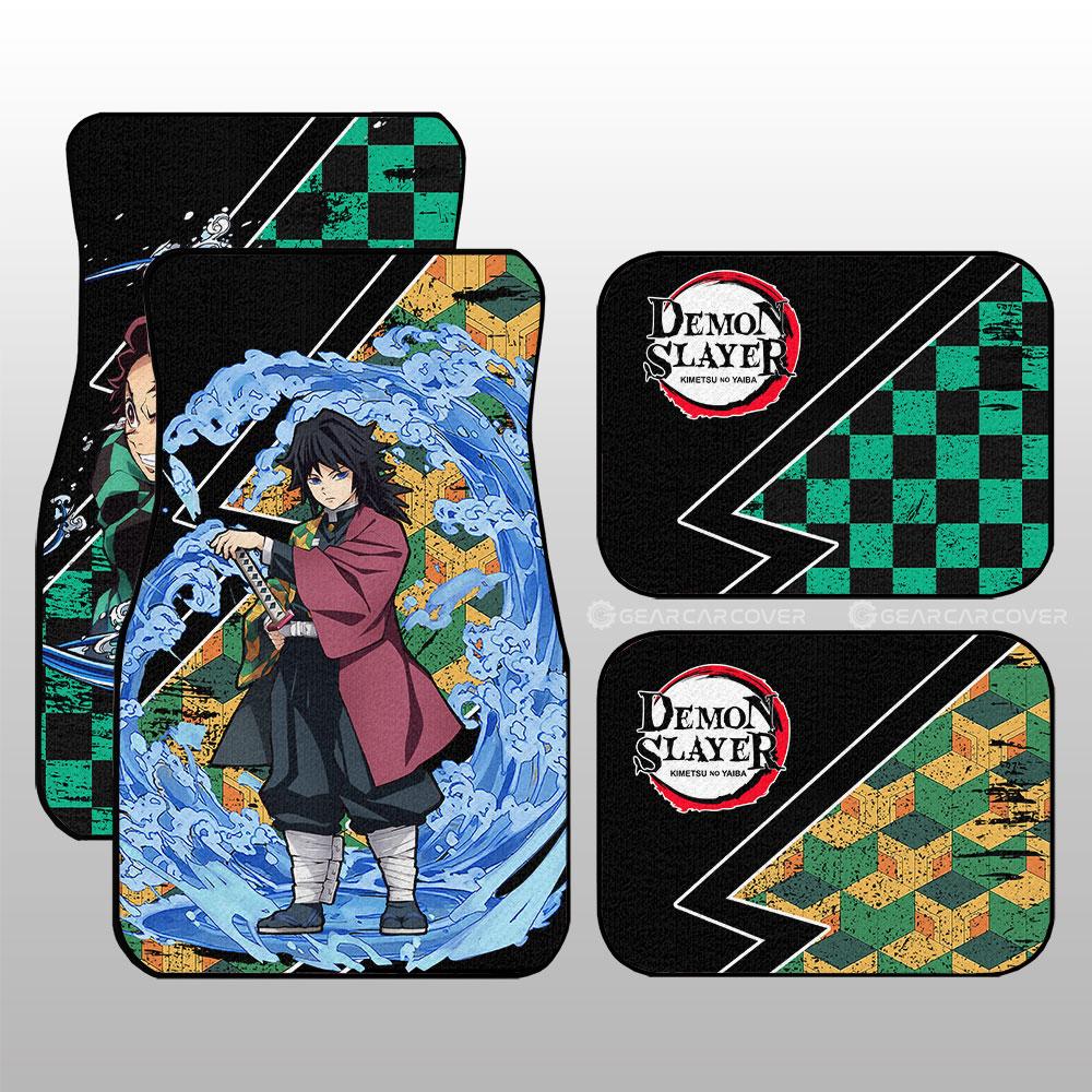 Demon Slayer Car Mats Tanjiro And Giyuu Car Floor Mats Demon Slayer Car Floor Mats