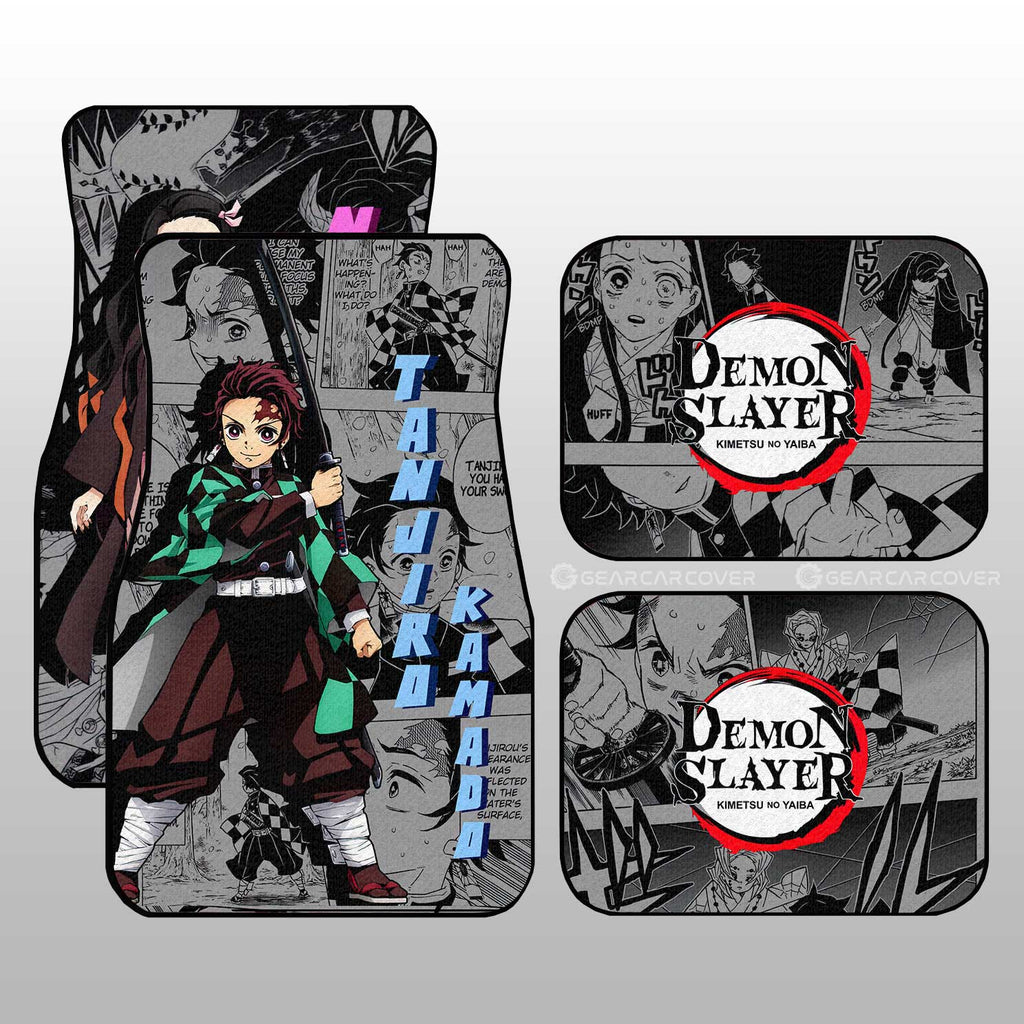 Demon Slayer Car Mats Tanjiro And Nezuko Car Floor Mats Mix Mangas Floor Mats