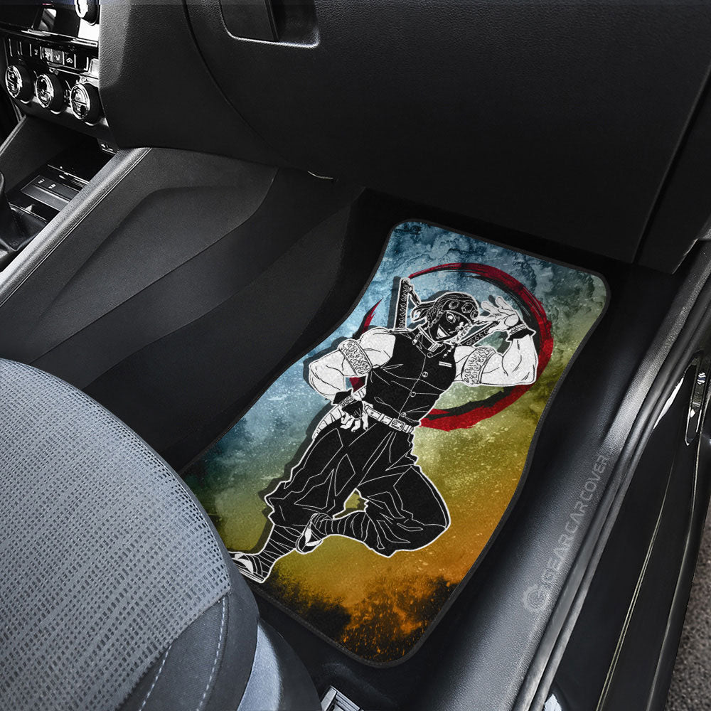 Demon Slayer Car Mats Tengen Uzui Car Floor Mats Demon Slayer Car Floor Mats