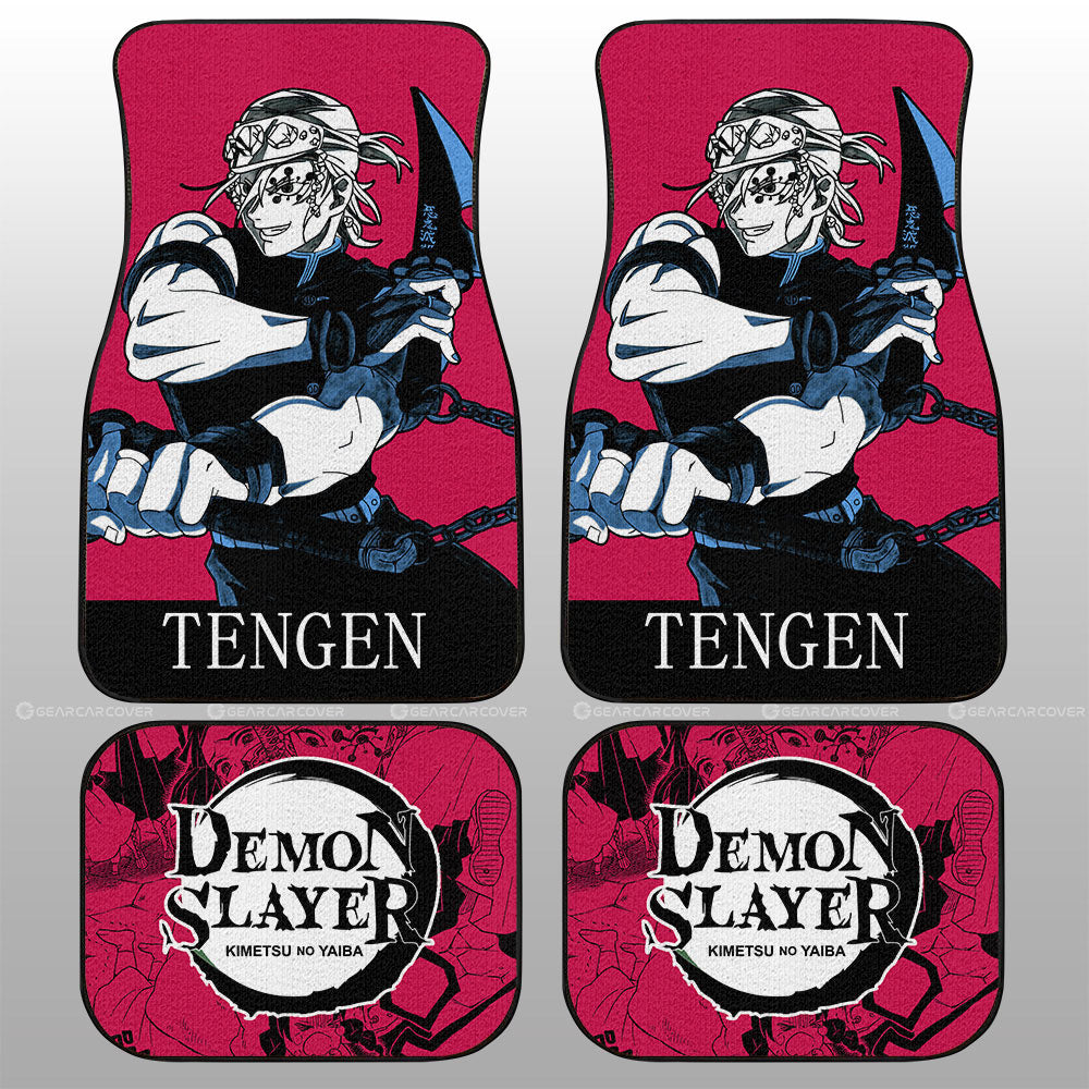 Demon Slayer Car Mats Tengen Uzui Car Floor Mats Demon Slayer Car Floor Mats