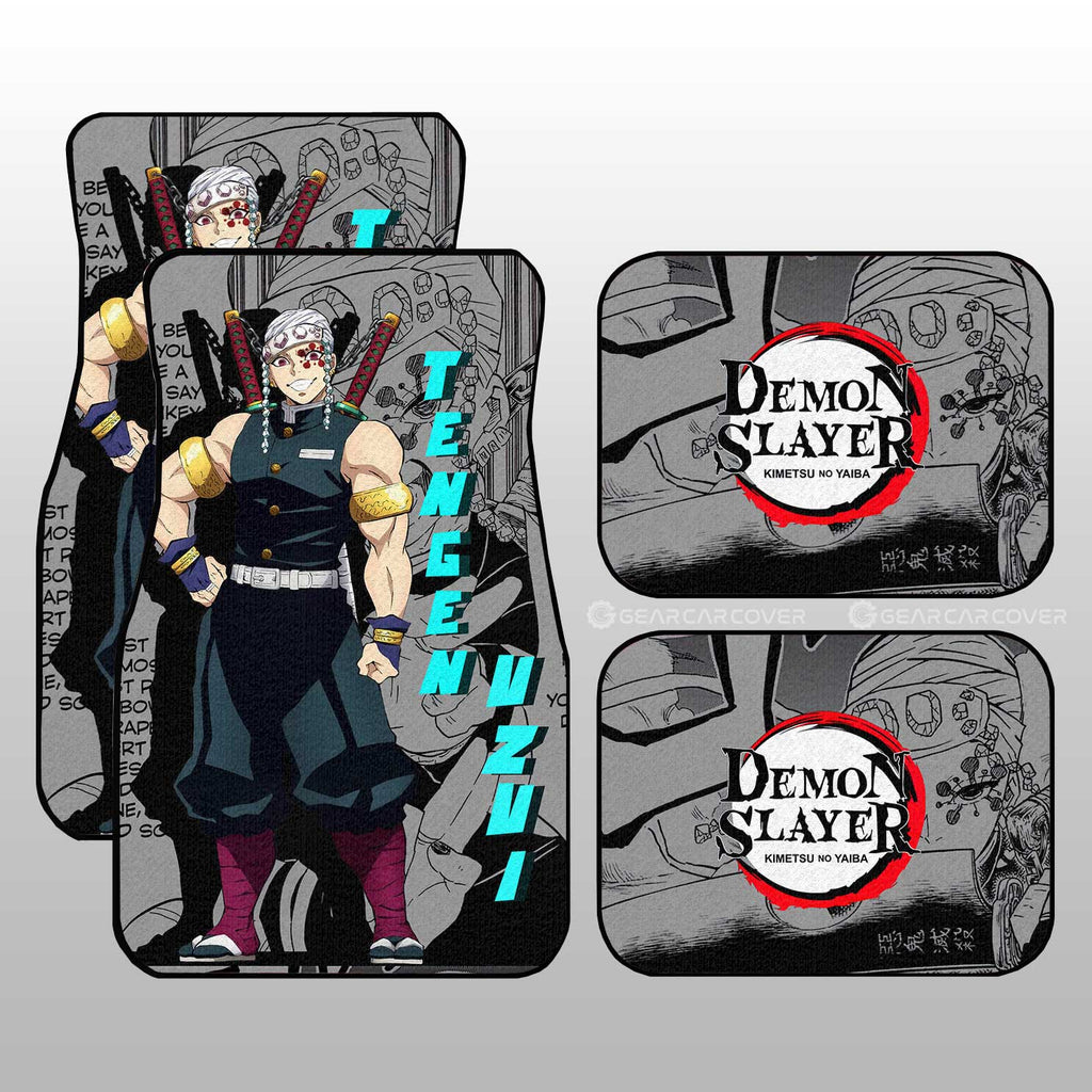 Demon Slayer Car Mats Tengen Uzui Car Floor Mats Mix Mangas Floor Mats