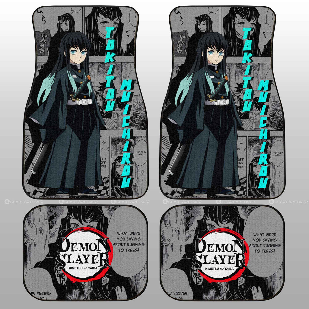 Demon Slayer Car Mats Tokitou Muichirou Car Floor Mats Mix Mangas Floor Mats