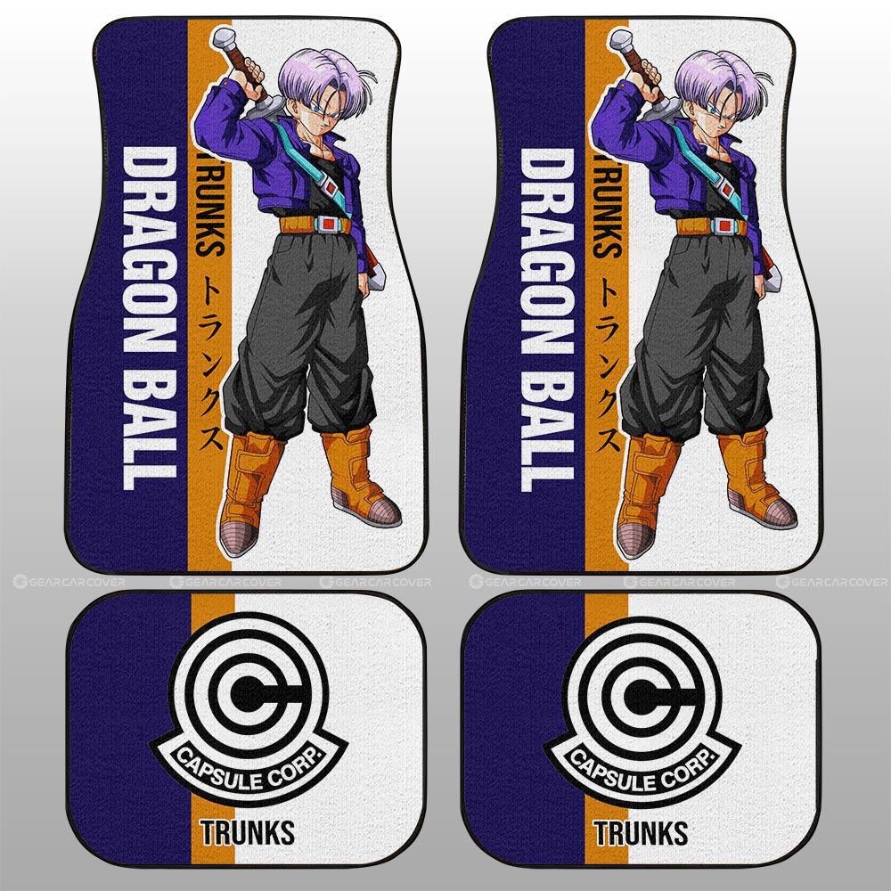 Dragon Ball Car Mats Trunks Car Floor Mats Car For Fans Car Floor Mats