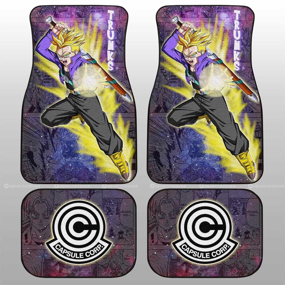 Dragon Ball Car Mats Trunks Car Floor Mats Galaxy Style Car Floor Mats