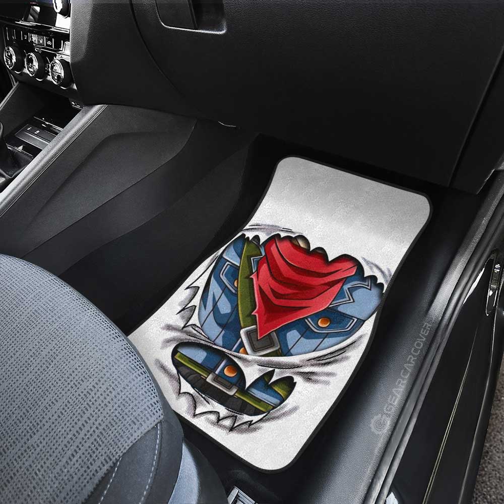 Dragon Ball Car Mats Trunks Uniform Car Floor Mats Demon Slayer Car Floor Mats