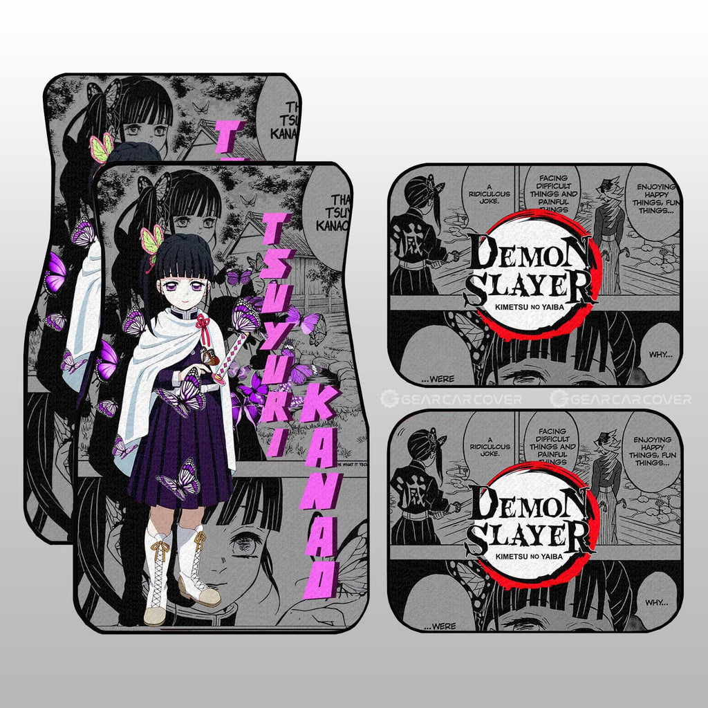 Demon Slayer Car Mats Tsuyuri Kanao Car Floor Mats Mix Mangas Floor Mats