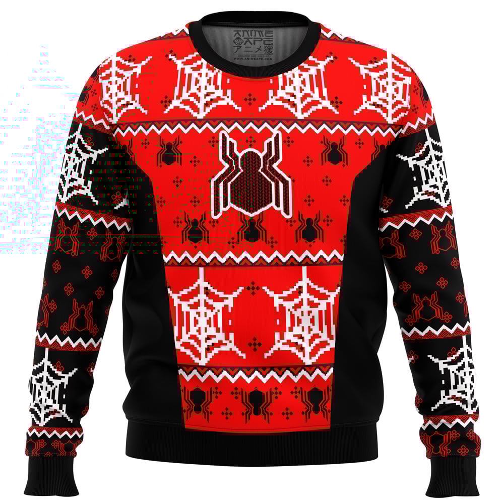Spiderman Uniform Ugly Christmas Sweater