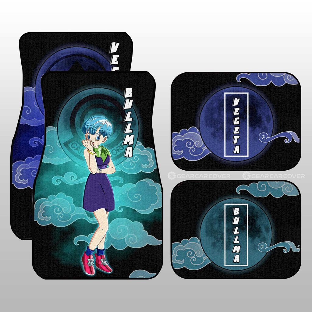 Dragon Ball Car Mats Vegeta And Bulma Car Floor Mats Demon Slayer Car Floor Mats