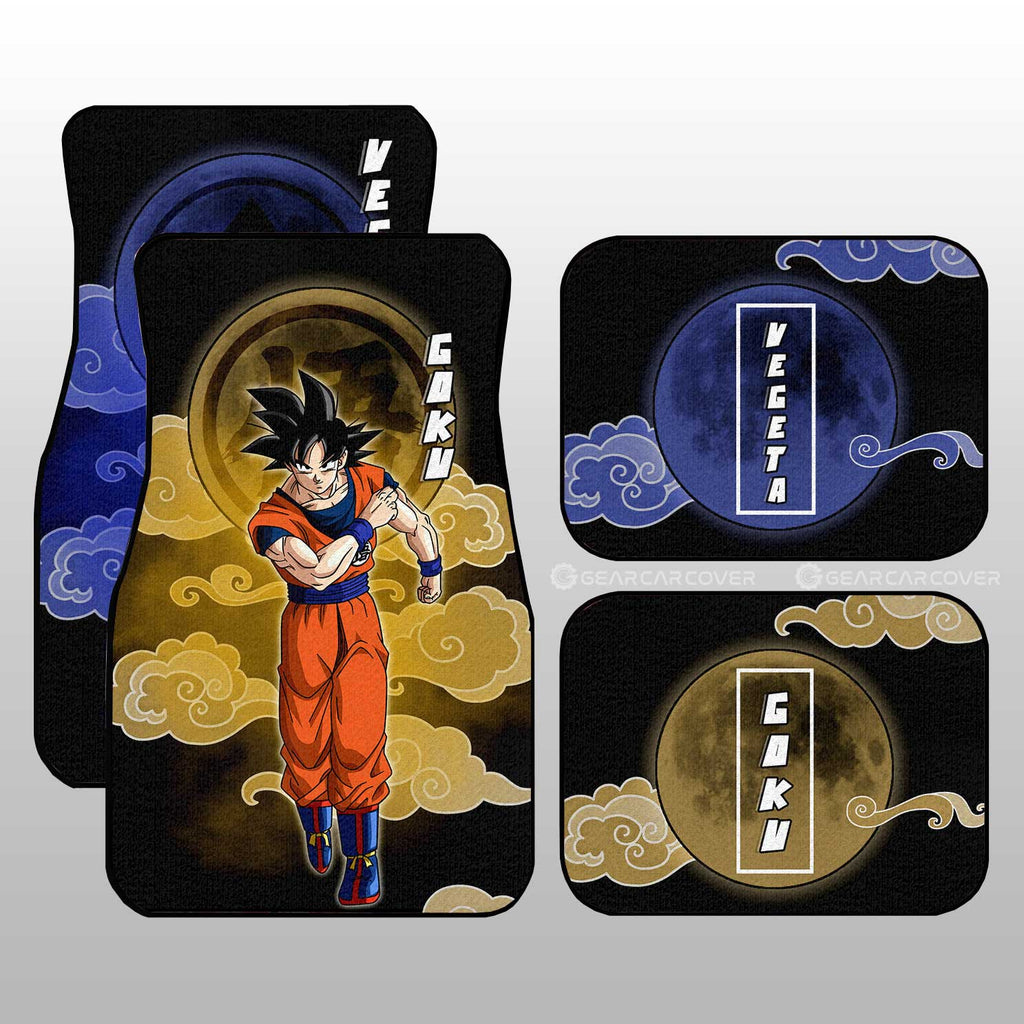 Dragon Ball Car Mats Vegeta And Goku Car Floor Mats Dragon Ball Anime Car Floor Mats