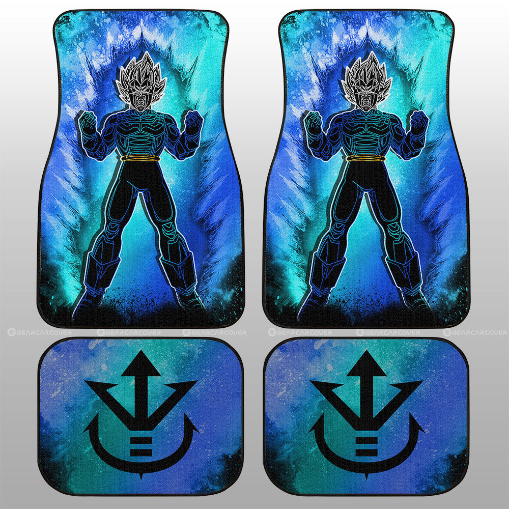 Dragon Ball Car Mats Vegeta Blue Car Floor Mats Anime Car Floor Mats