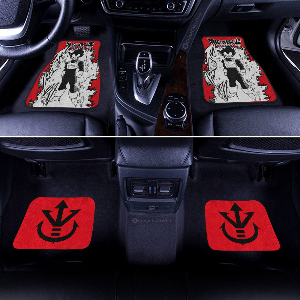 Dragon Ball Car Mats Vegeta Car Floor Mats Car Manga Style For Fans Car Floor Mats