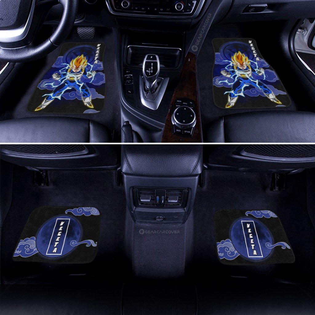 Dragon Ball Car Mats Vegeta SSJ Car Floor Mats Anime Dragon Ball Car Floor Mats