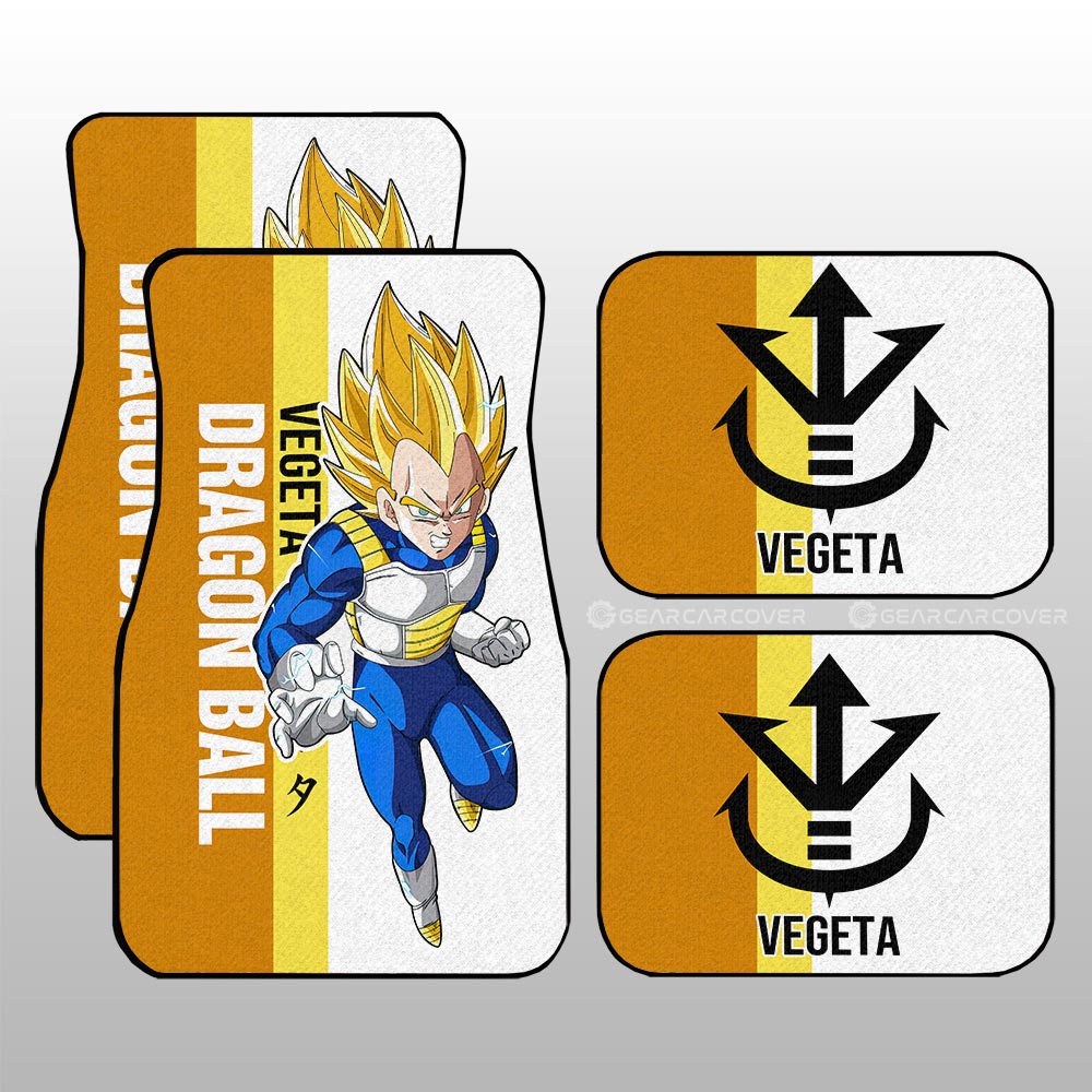 Dragon Ball Car Mats Vegeta SSJ Car Floor Mats Car For Fans Car Floor Mats